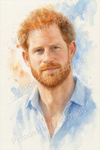 Watercolour portrait from the collection